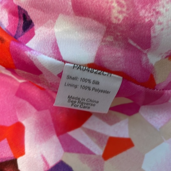 Parker pink silk strapless cocktail dress, size 0 or XS - Picture 6 of 6